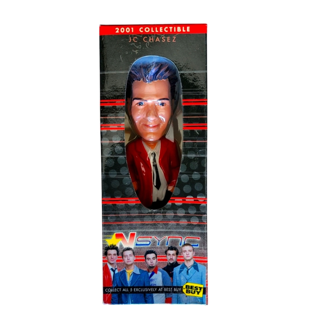 Nwt! Best Buy 2001 Collectible NSync 8" Bobblehead - JC Chasez